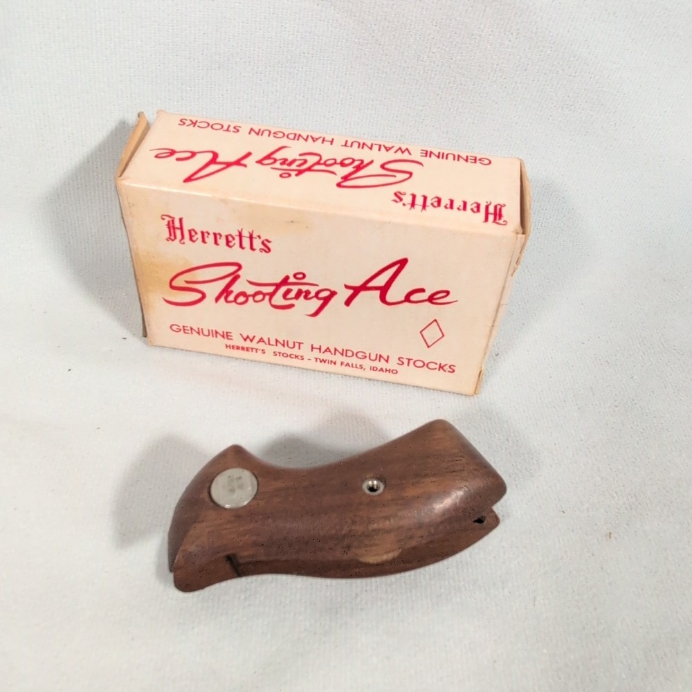 Factory OEM Charter Arms Wood Grips For Small Frame Revolver 32-38. w screw